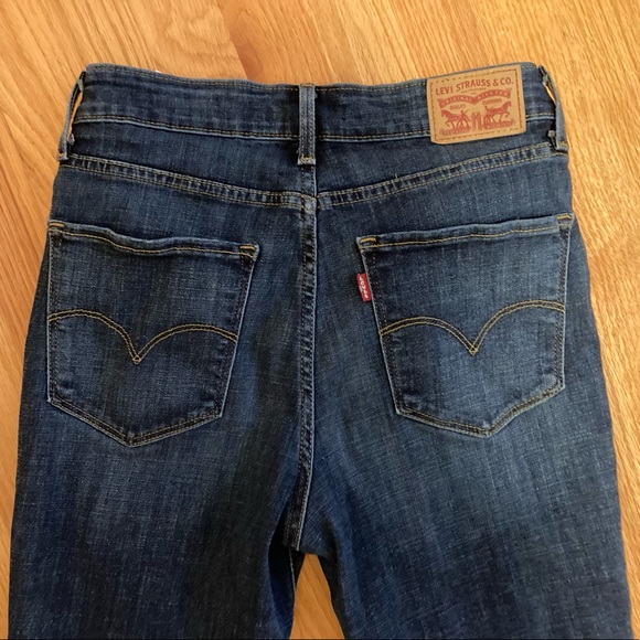 Levi’s 721 high rise skinny jeans 29x28 in "Blue Story" colorway - Picture 5 of 7